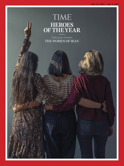 مجله «تایم»، «زنان ایران» را به عنوان «قهرمان سال 2022»  جهان برگزید + عکس