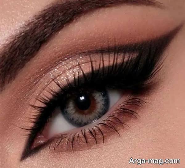 میکاپ چشم شیک 2023 با سایه چشم، خط چشم و ...