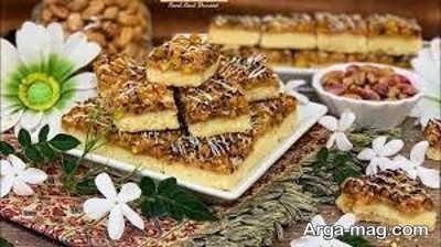 طرز تهیه اسلایس پسته شیرینی خانگی فوق العاده