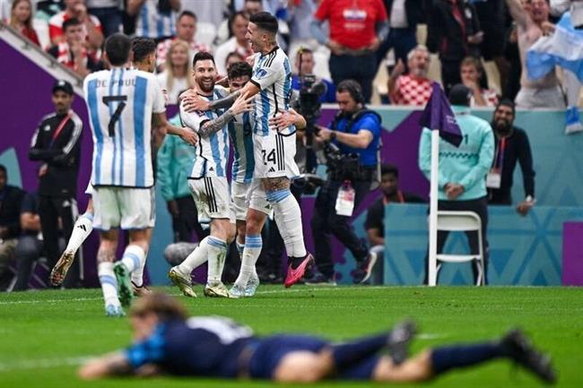 صعود قاطع آرژانتین به فینال با درخشش مسی/ حسرت کرواسی با شکستی سنگین