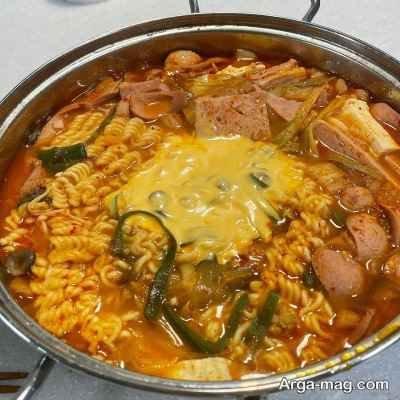 طرز تهیه سوپ ارتشی کره ای