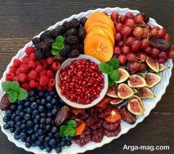 بهترین انواع میوه آرایی شب چله