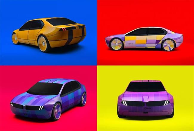 با فن‌آوری جوهر الکترونیکی راننده می‌تواند رنگ پنل‌های بدنه را در 32 رنگ مختلف تغییر دهد