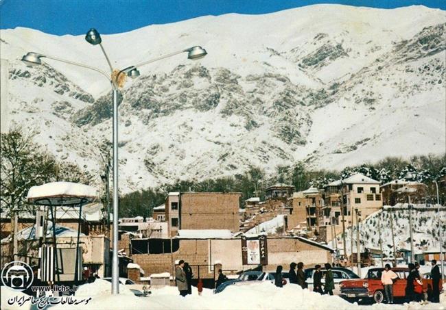 عکس ؛ خیابان‌های برفی تهران در دهه 50 / از حافظ تا تجریش
