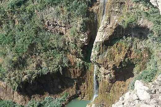 ببینید ؛تصاویر جذاب از یخ‌زدگی زیبای آبشار باژرگه