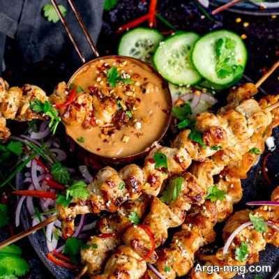 طرز تهیه چیکن ساتای