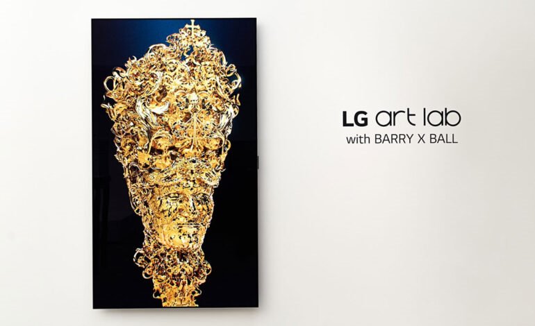 نمایش پروژه LG OLED Art در رویداد فریز 2023