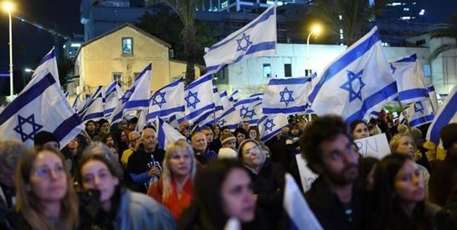 علت تظاهرات صهیونیست‌ها علیه نتانیاهو چیست؟ +عکس و فیلم