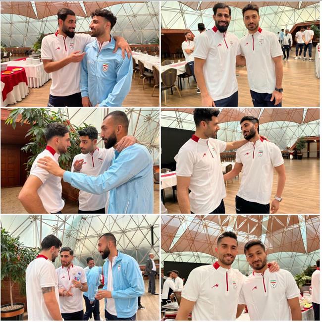 عکس ؛ عید دیدنی بازیکنان در اردوی تیم‌ملی