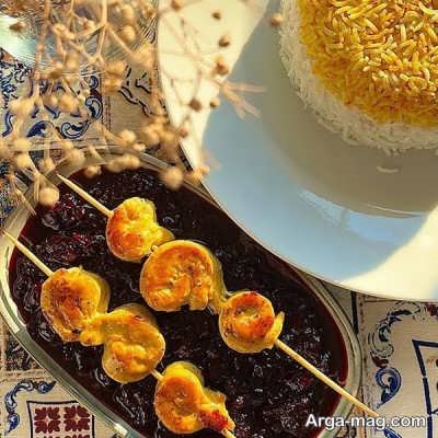 طرز تهیه جوجه کباب آلبالویی با همراه سس مخصوص