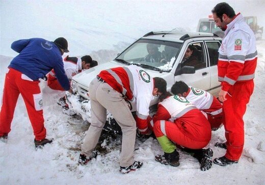 27 استان درگیر برف و کولاک/ امدادرسانی به 708 نفر در 11 استان