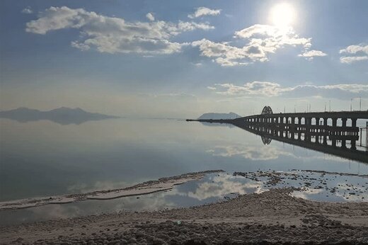 ببینید ؛ طوفان نمک دریاچه ارومیه