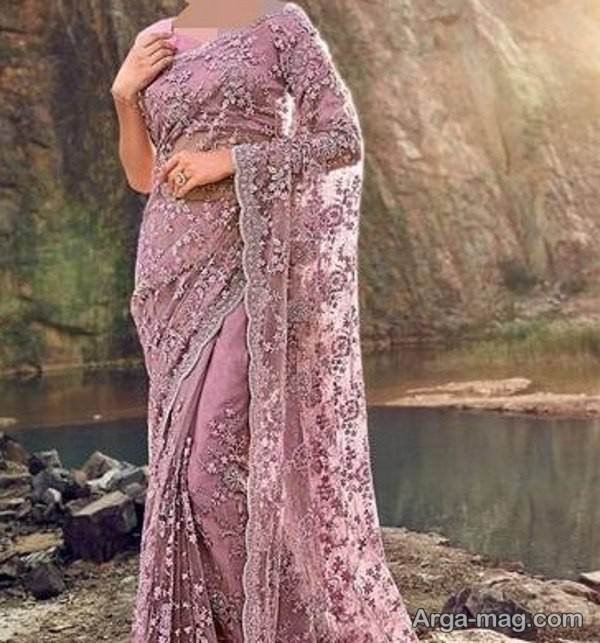 لباس مجلسی هندی 1402 در رنگ زیبا