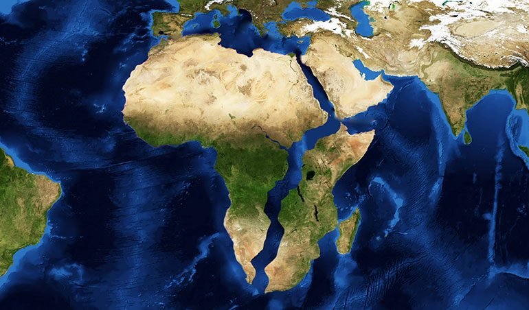 با دو نیم شدن آفریقا اقیانوس جدیدی شکل می‌گیرد