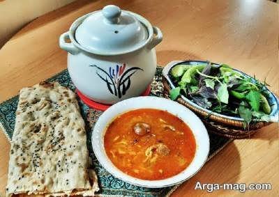 طرز تهیه آبگوشت باقلا غذای ایرانی محلی و خوشمزه