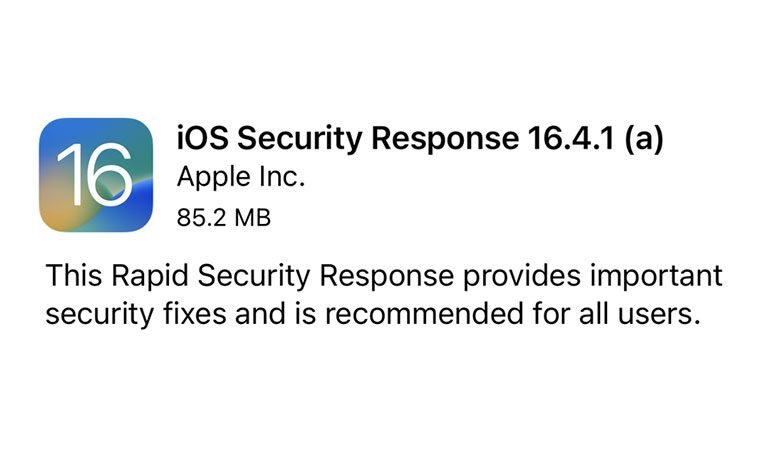 iOS 16.4.1 (a): اولین به‌روزرسانی اضطراری امنیتی آیفون