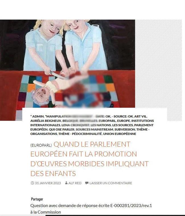 نمایش تابلوهای ضدانسانی و موهن در پارلمان اروپا/ چپ‌های اروپایی حواریون مسیح را هم «رنگین‌کمانی» کردند+عکس