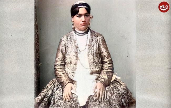 چهرۀ متفاوت زنان عصر قاجار در عکس‌های رنگی + تصاویر