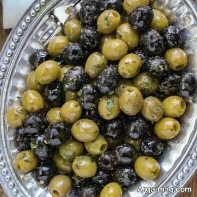 طرز تهیه زیتون پرورده مدیترانه با طعمی لذیذ