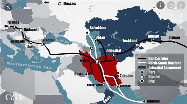 احداث کریدور شمال به جنوب به سود روس‌ها است یا ایران؟ / رونمایی از مهمترین رقیب کانال سوئز در تهران+ نقشه