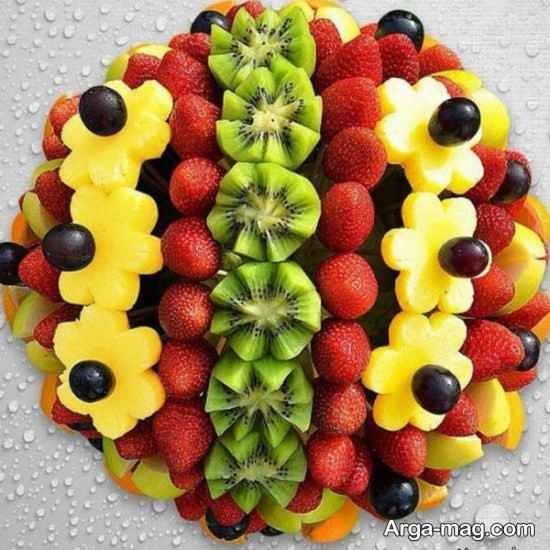 دیزاین میوه های تابستانی به شکل گل