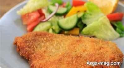 طرز تهیه شنیسل بادمجان