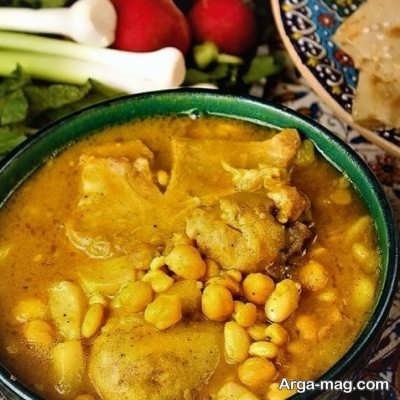 طرز پخت آبگوشت غوره در چند مرحله