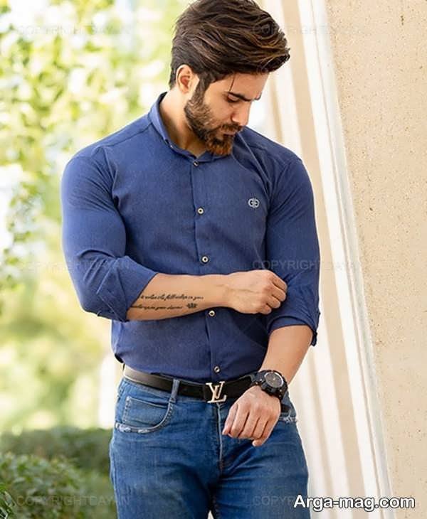  پیراهن مردانه در رنگ زیبا