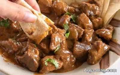 طرز تهیه خوراک گوشت مکزیکی