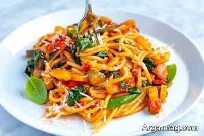 طرز تهیه اسپاگتی وگان