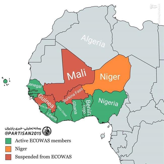 نگاهی به پشت پرده کودتا در نیجر/ احتمال آغاز جنگ فرامنطقه ای در غرب آفریقا +نقشه و تصاویر