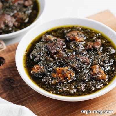 مواد خورش قیمه اسفناج