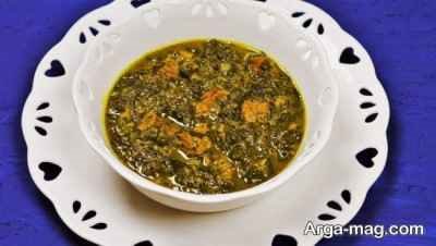 طرز تهیه خورش قیمه اسفناج