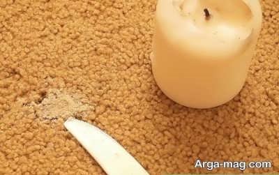 لکه شمع را چطور نابود کنیم؟