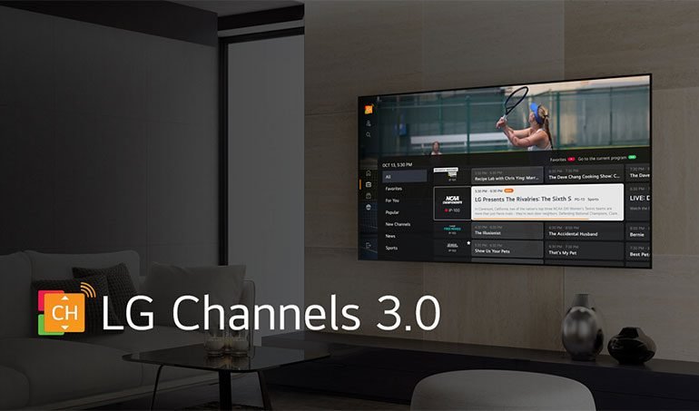 رابط کاربری جدید LG Channels 3.0 با تجربه ارتقا یافته