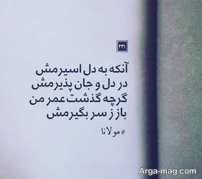 مجموعه ای از جملات قصار مولانا