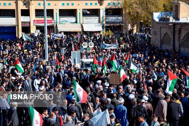 راهپیمایی مردم سراسر کشور در حمایت از کودکان و زنان مظلوم غزه