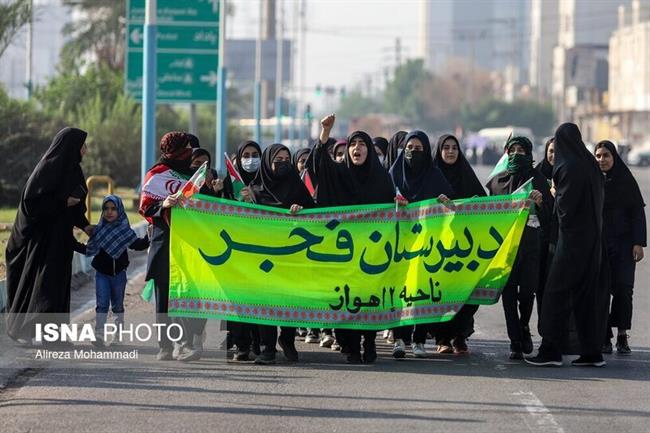 راهپیمایی مردم سراسر کشور در حمایت از کودکان و زنان مظلوم غزه