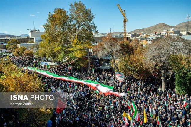 راهپیمایی مردم سراسر کشور در حمایت از کودکان و زنان مظلوم غزه