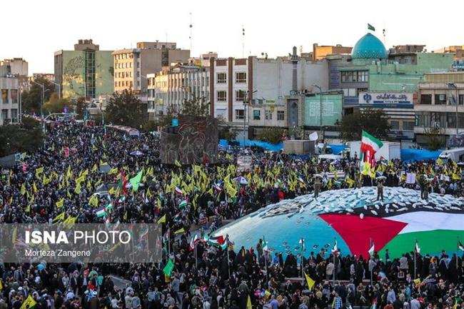 راهپیمایی مردم تهران در حمایت از کودکان و زنان مظلوم غزه