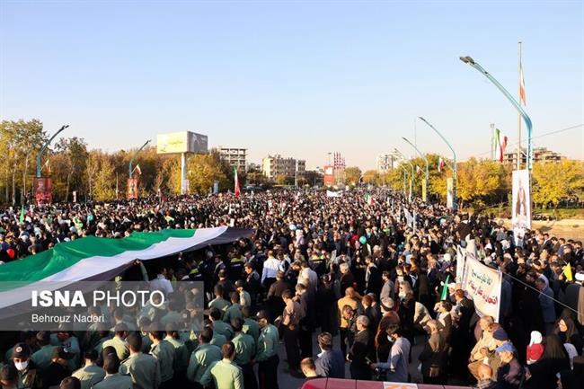 راهپیمایی مردم اصفهان در حمایت از ملت مظلوم غزه