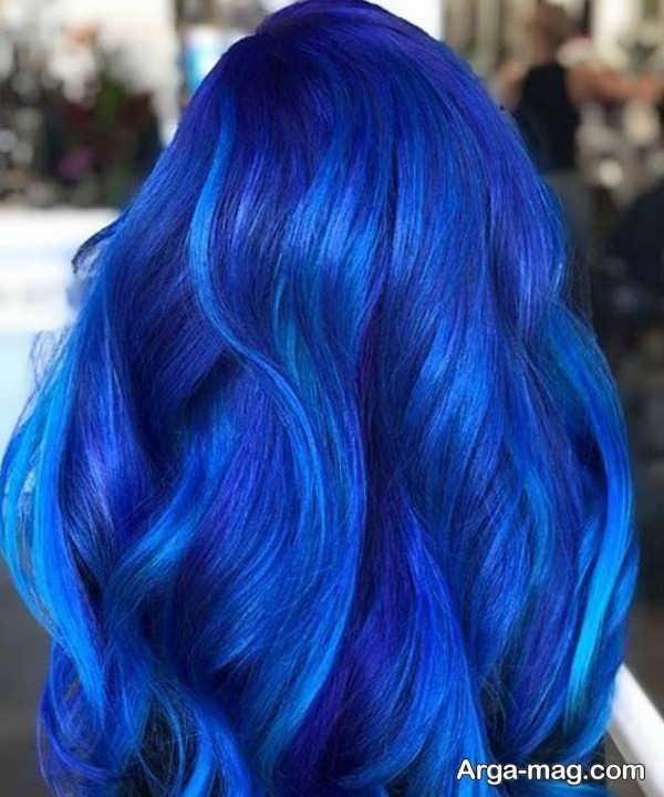 متفاوت ترین رنگ موی آبی