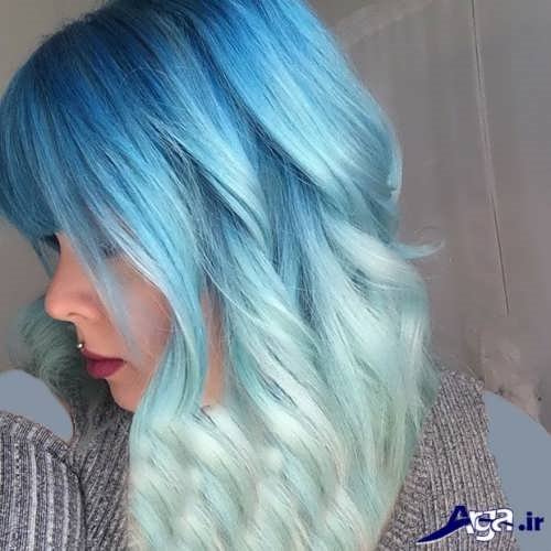 رنگ موی آبی اقیانوسی 