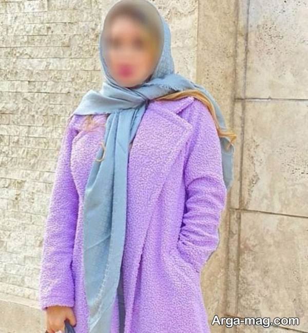 تیپ زمستانی دخترانه در رنگ زیبا