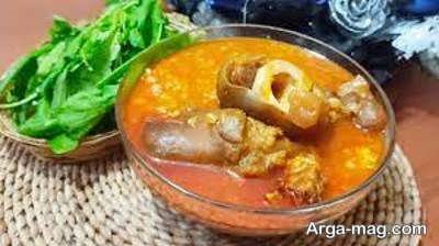 آبگوشت پاچه گاو لذیذ