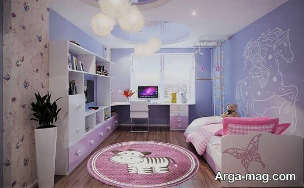 سبک های خاص دیزاین اتاق خواب دخترانه