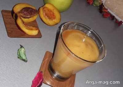 طرز تهیه اسموتی شلیل با چند طعم مختلف