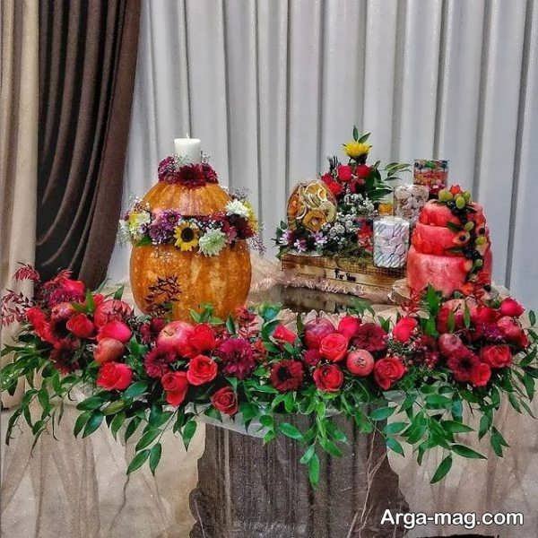 مدل های جذاب گل آرایی شب یلدا