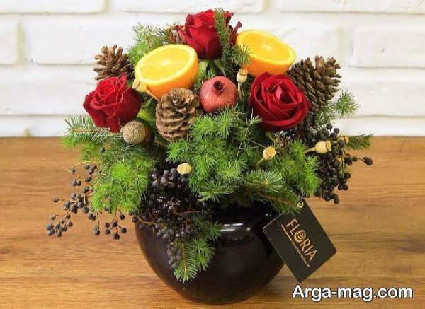 انواع تزیین گل شب یلدا