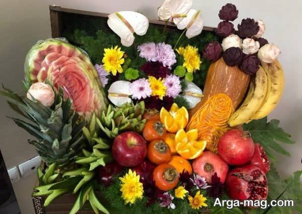 تزیین گل جذاب شب یلدا